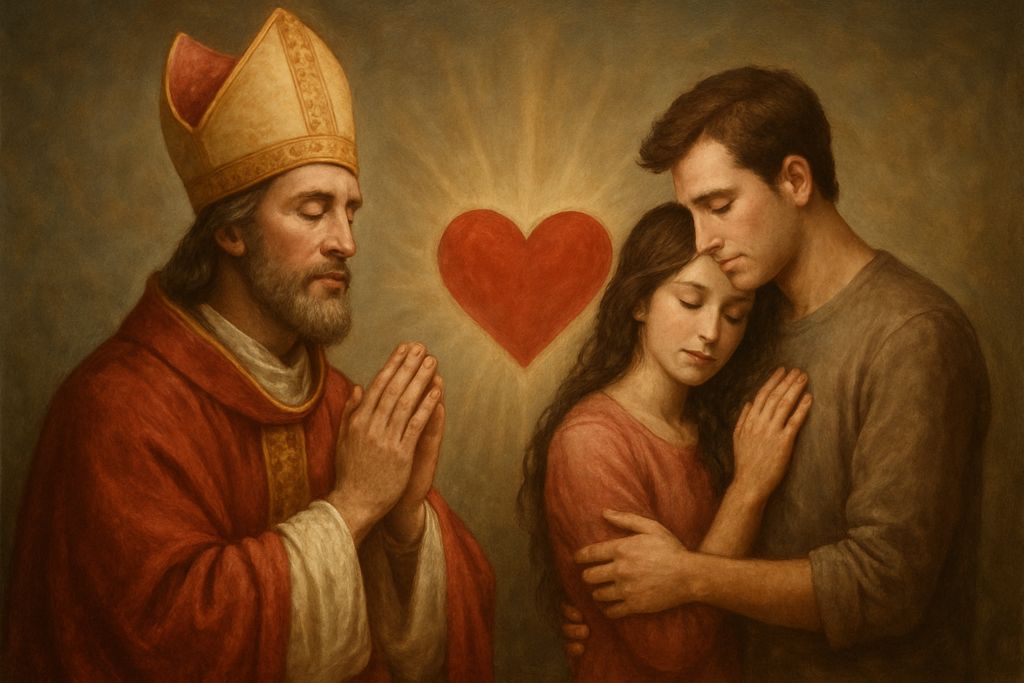 Supplica a San Valentino per l'amore e il rispetto nelle Coppie giovani