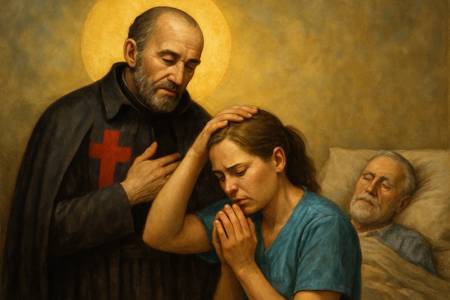 Supplica a San Camillo de Lellis per la forza dei Caregivers