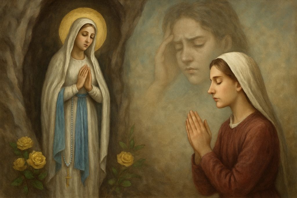 Preghiera intensa a Nostra Signora di Lourdes per chi soffre di malattie mentali