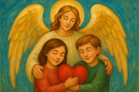 Preghiera all'Angelo della Guarigione per l'Amore verso gli Amici di Infanzia