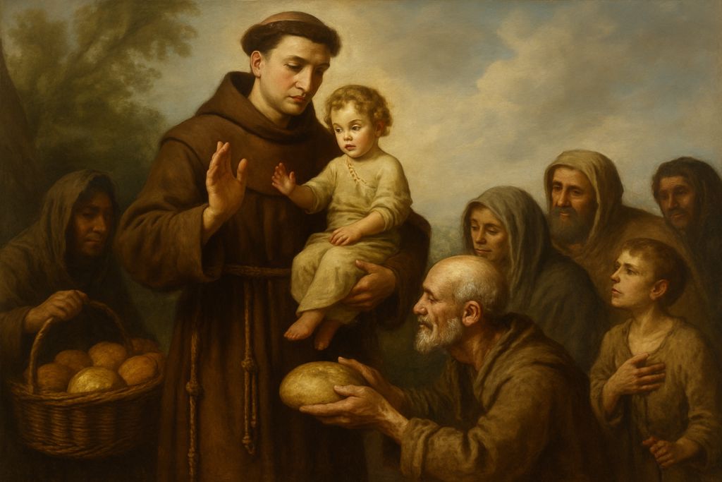 Benedizione del pane nel nome di Sant'Antonio per la carità