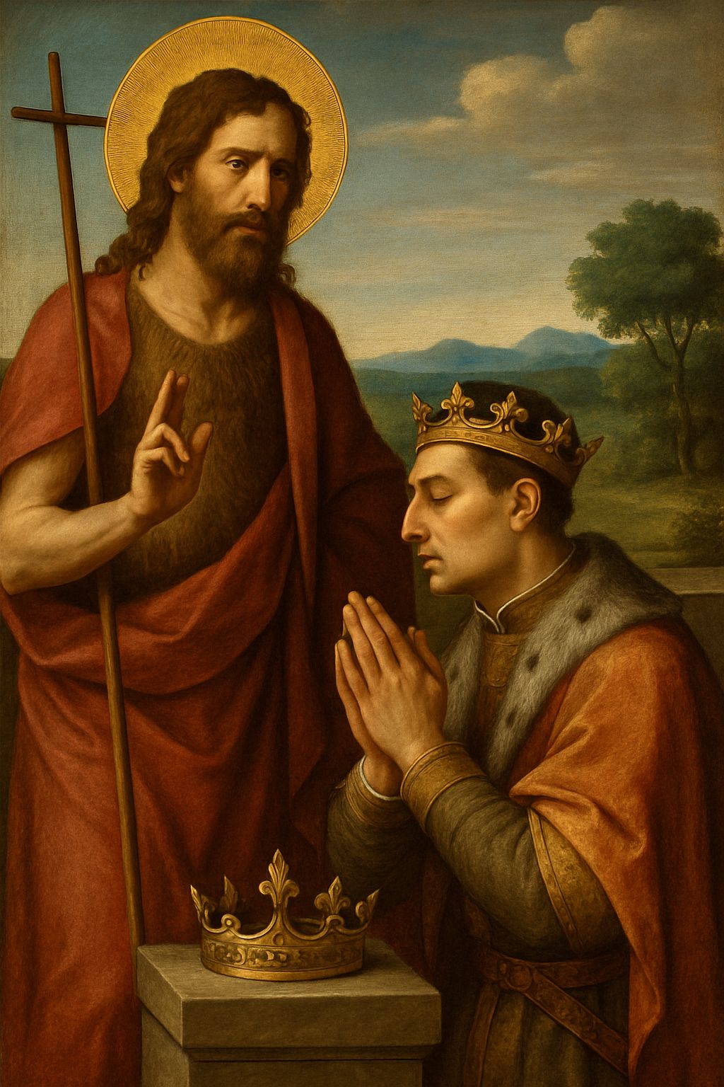 Supplica a San Giovanni Battista per il coraggio di fronte ai potenti