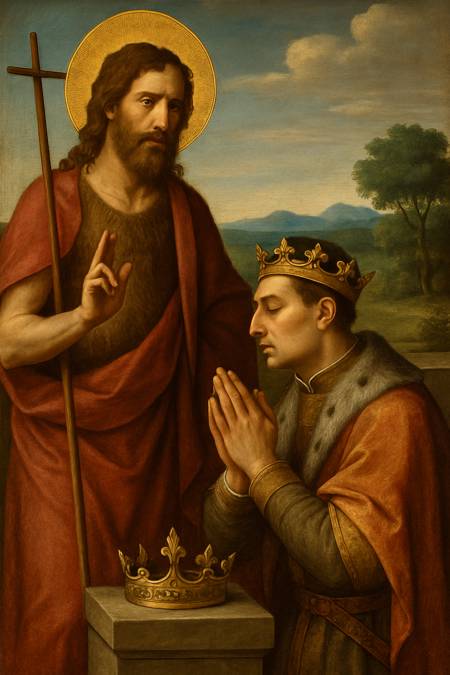 Supplica a San Giovanni Battista per il coraggio di fronte ai potenti