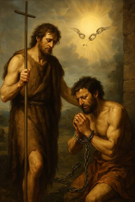 Preghiera intensa a San Giovanni Battista per la liberazione dalle catene del peccato