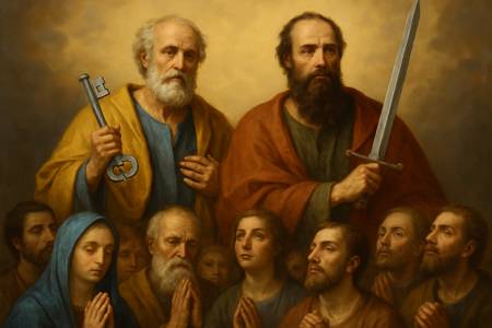 Atto di Fede nella Chiesa Una, Santa, Cattolica e Apostolica con Pietro e Paolo