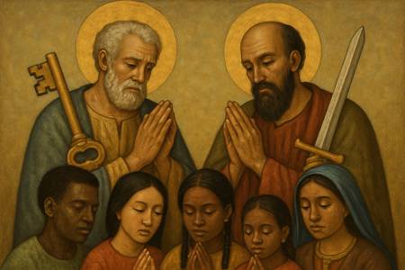 Intercessione ai Santi Pietro e Paolo per l'unità tra le diverse culture