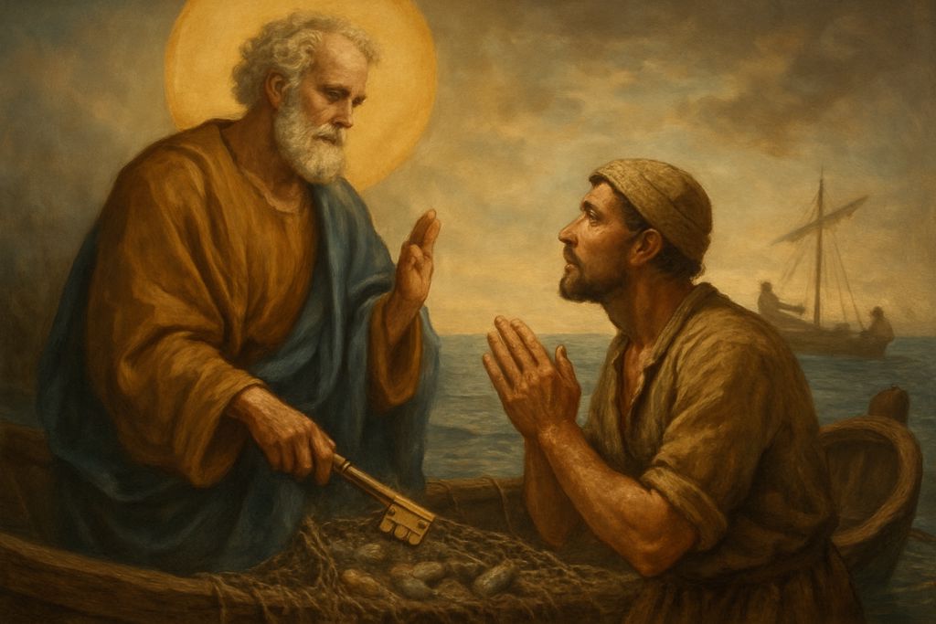 Preghiera a San Pietro per i pescatori e la gente di mare