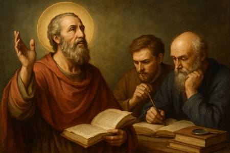 Intercessione a San Giustino Martire per i Filosofi e i Ricercatori