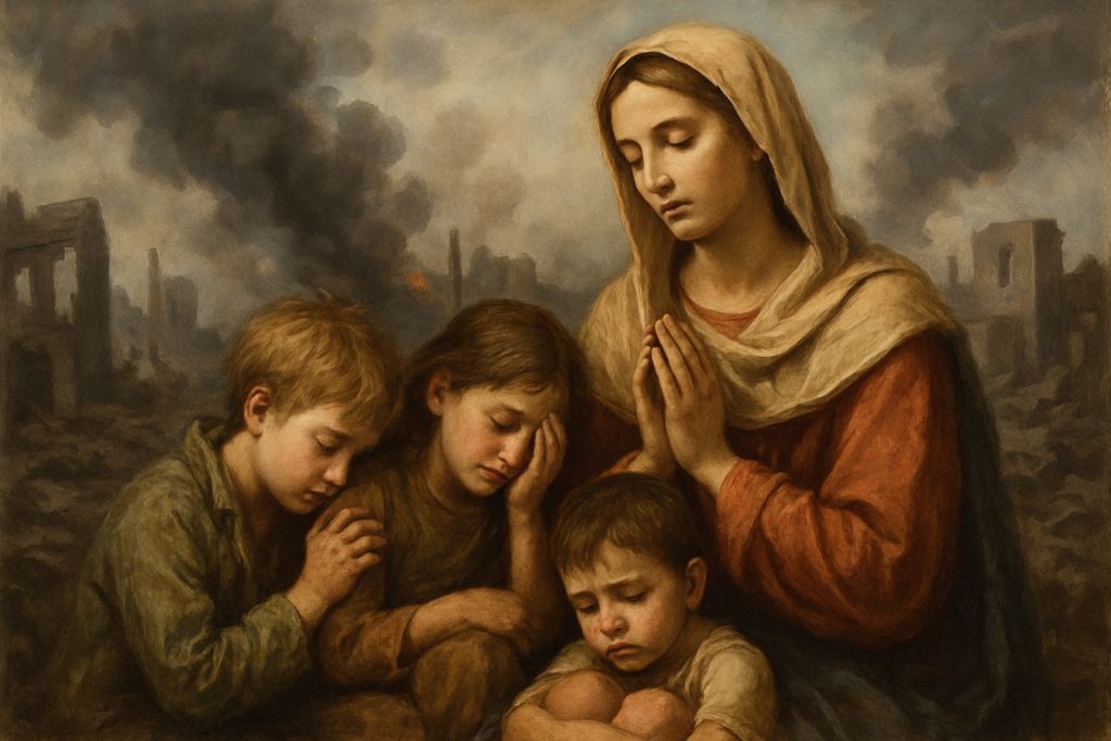 Lamento a Dio con Santa Blandina per la sofferenza degli innocenti