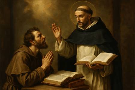 Preghiera intensa a San Domenico di Guzmán per chi combatte le eresie