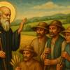 Benedizione del raccolto con San Benedetto da Norcia