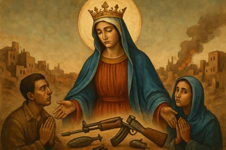 Invocazione alla Regina della Pace per il disarmo dei cuori e delle nazioni