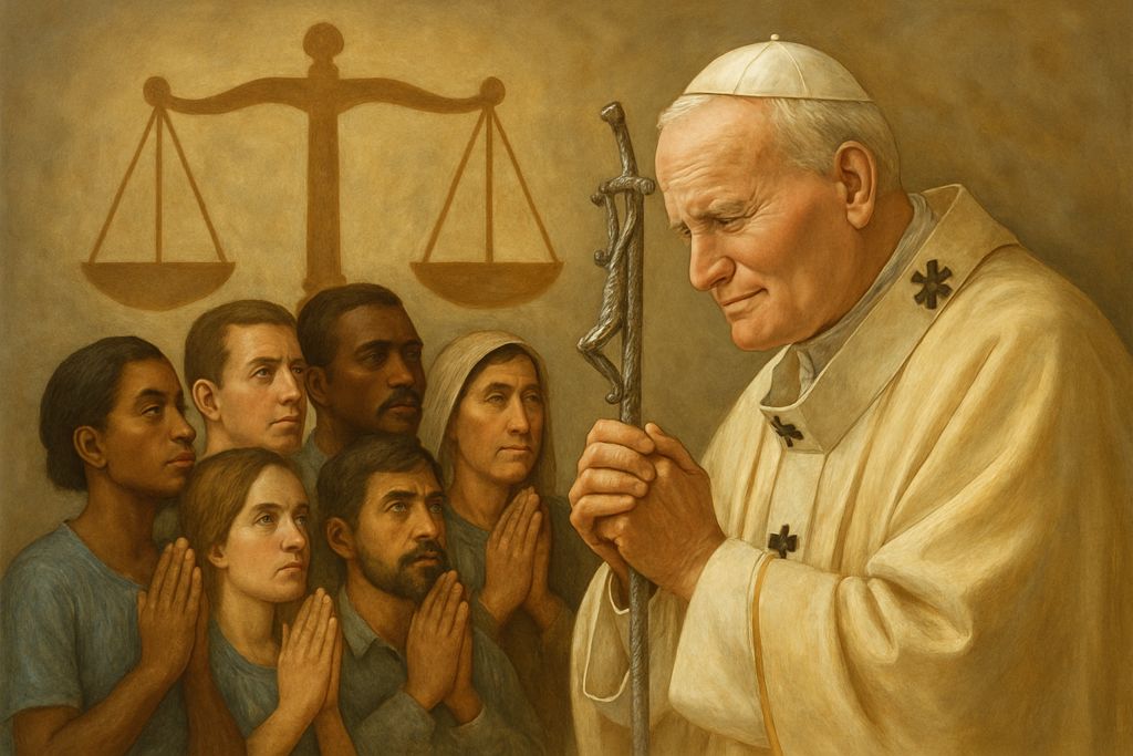 Preghiera per i diritti umani con San Giovanni Paolo II