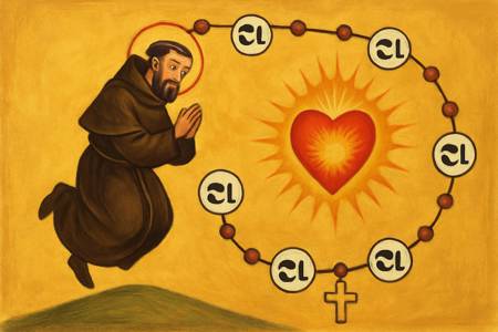 Coroncina a San Giuseppe da Copertino per il dono dell'estasi d'amore