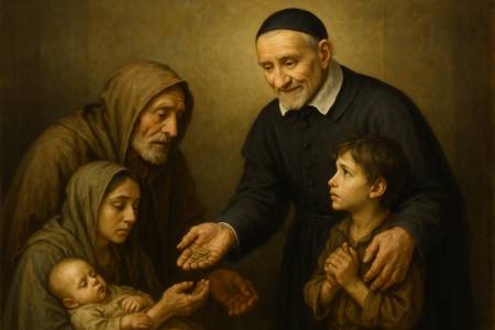 Supplica a San Vincenzo de' Paoli per chi lavora con i Poveri