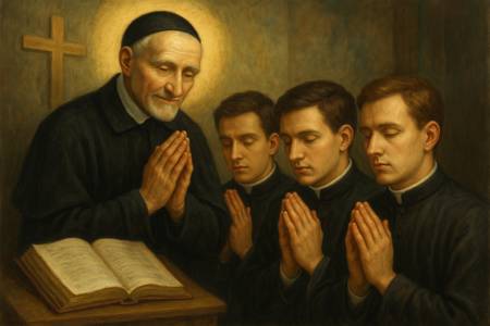 Intercessione a San Vincenzo de' Paoli per la formazione dei Sacerdoti