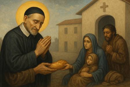 Supplica a San Vincenzo de' Paoli per chi lavora nei centri di accoglienza