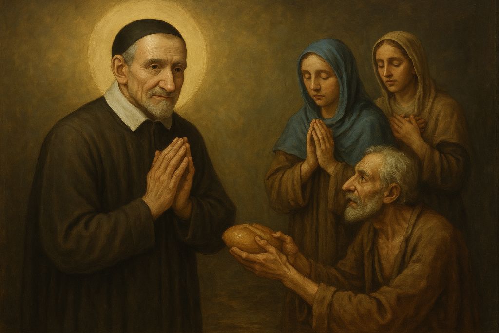 Atto di Fede nella Carità con San Vincenzo de' Paoli