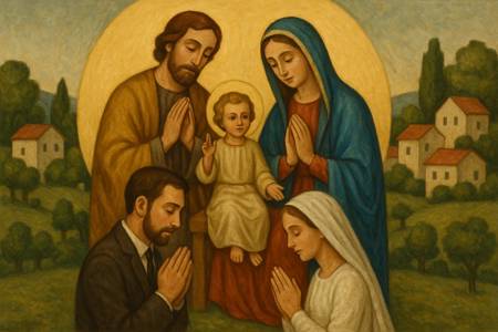 Supplica alla Sacra Famiglia per gli Sposi novelli