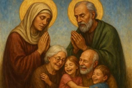 Supplica a San Gioacchino per i nonni e i nipoti