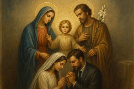 Intercessione alla Sacra Famiglia per gli Sposi novelli