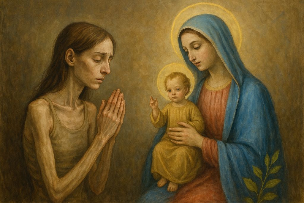 Invocazione alla Madonna della Salute per chi lotta con l'anoressia
