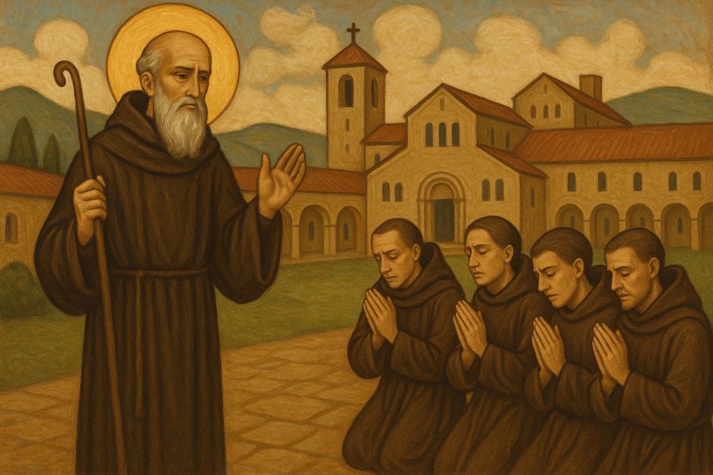 Supplica a San Benedetto da Norcia per le Comunità monastiche