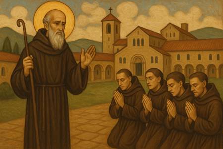 Supplica a San Benedetto da Norcia per le Comunità monastiche