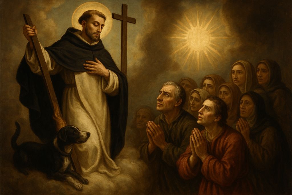 Intercessione a San Domenico di Guzmán per la difesa della Fede