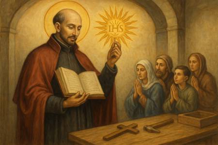Preghiera di offerta "Ad Maiorem Dei Gloriam" con Sant'Ignazio di Loyola