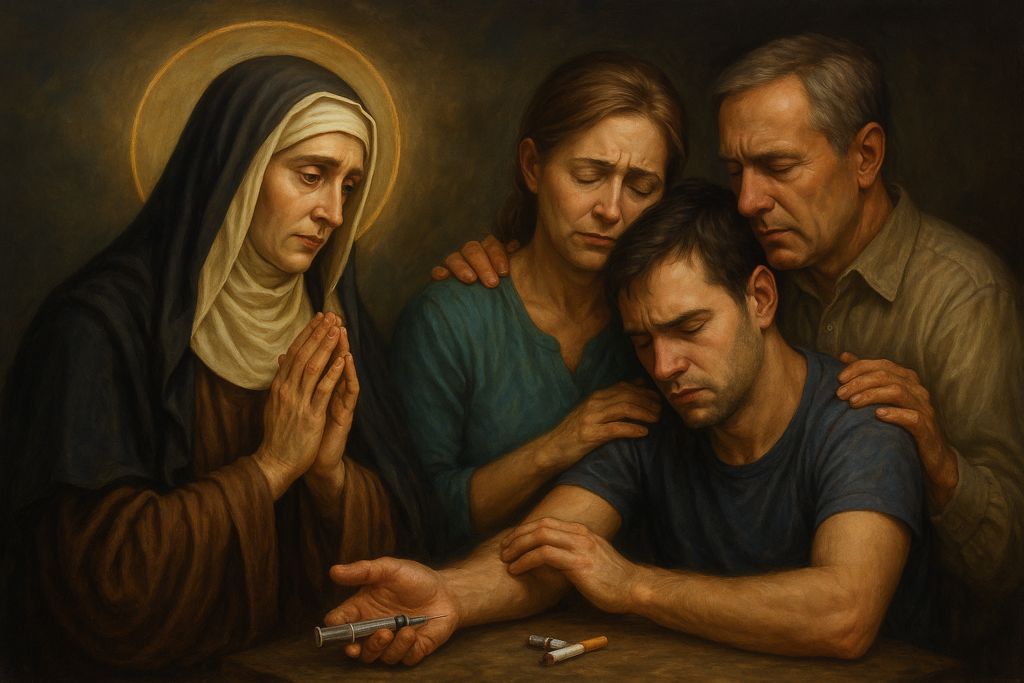 Intercessione a Santa Monica per i genitori di figli con dipendenze