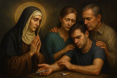 Intercessione a Santa Monica per i genitori di figli con dipendenze