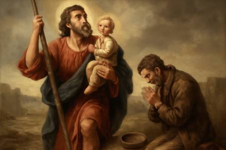 Intercessione a  San Cristoforo,  per le famiglie in povertà