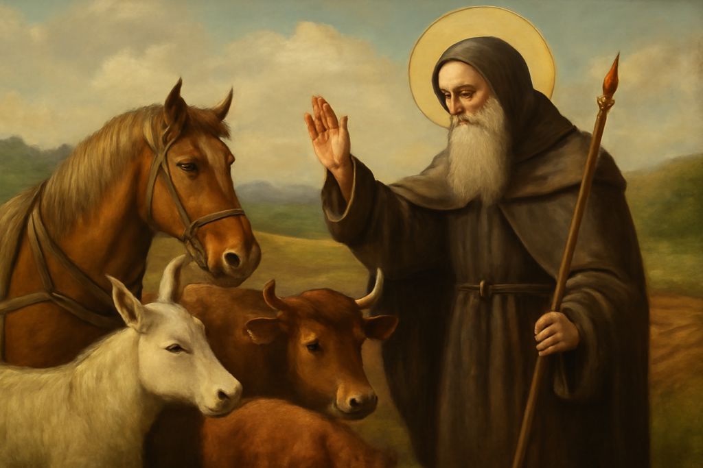 Benedizione degli Animali da lavoro con Sant'Antonio Abate