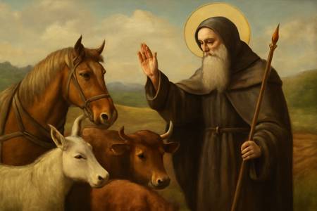 Benedizione degli Animali da lavoro con Sant'Antonio Abate