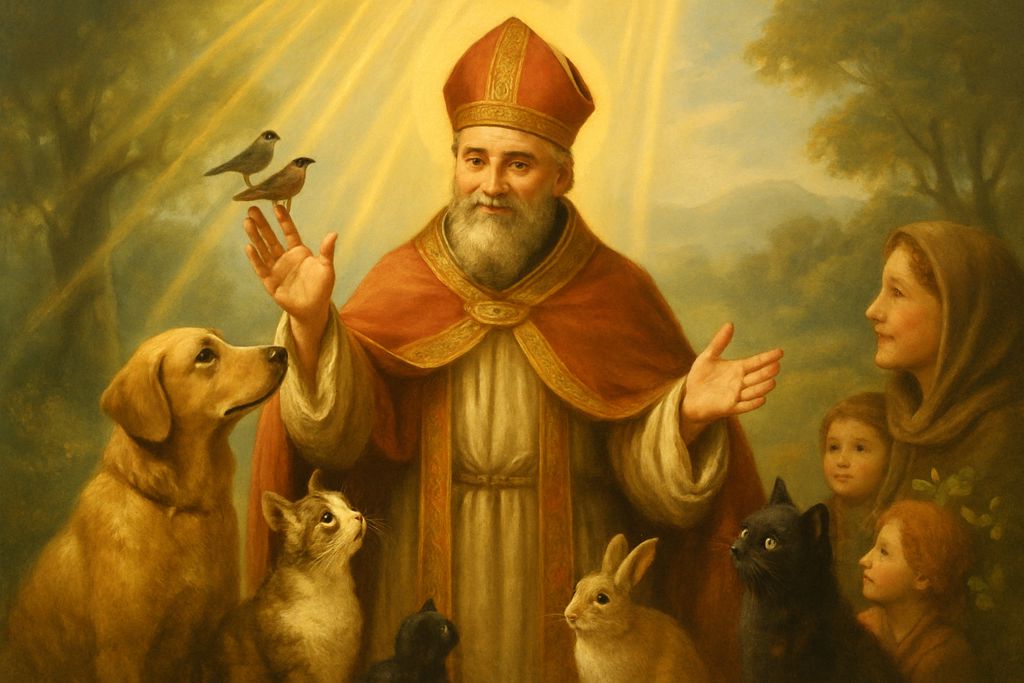 Intercessione a San Biagio per gli animali malati