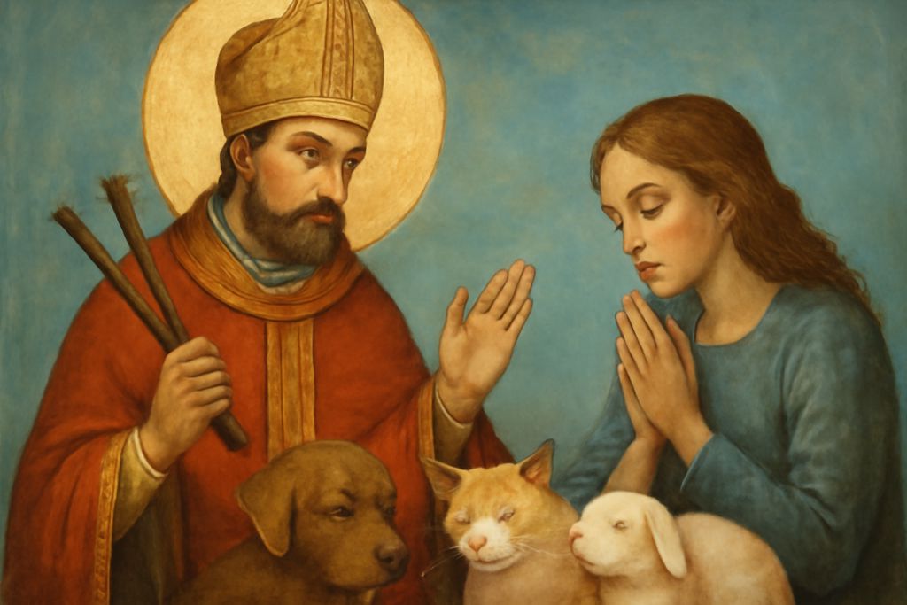 Intercessione a San Biagio per gli animali malati