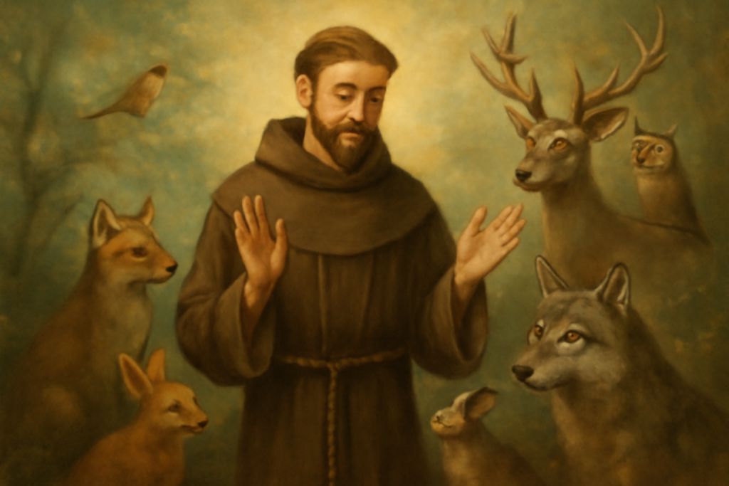 Preghiera del cuore a San Francesco per la pace tra uomini e animali selvatici