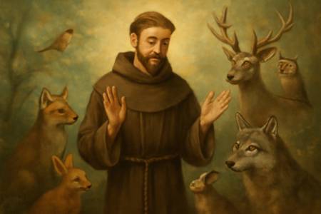 Preghiera del cuore a San Francesco per la pace tra uomini e animali selvatici