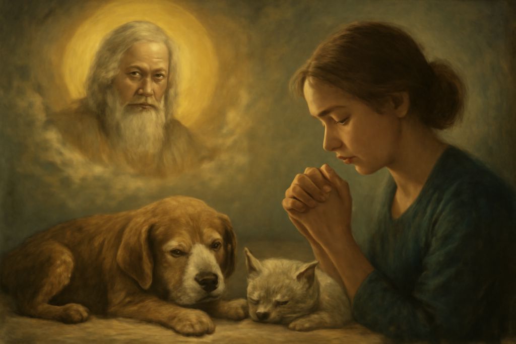 Dialogo semplice con Dio per gli animali anziani