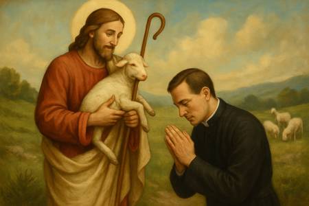 Intercessione a Gesù Buon Pastore per i Sacerdoti