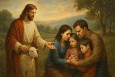 Dialogo semplice con Gesù Buon Pastore per le Famiglie in difficoltà
