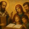 Benedizione con San Giovanni Crisostomo per le famiglie durante la lettura della Bibbia