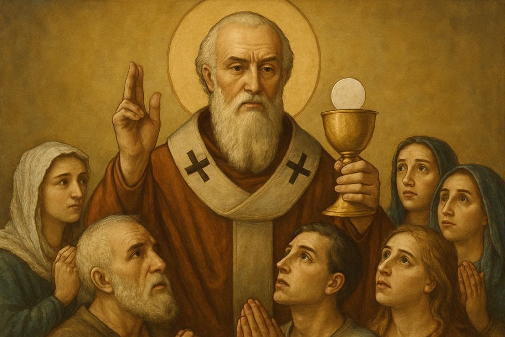 Invocazione a Sant'Ignazio di Antiochia per un amore ardente all'Eucaristia