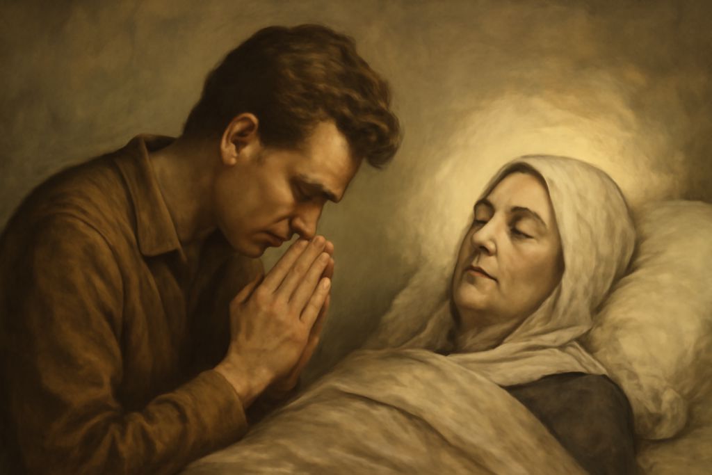Dialogo semplice con San Giovanni Evangelista, che accolse Maria, per chi ha perso la madre