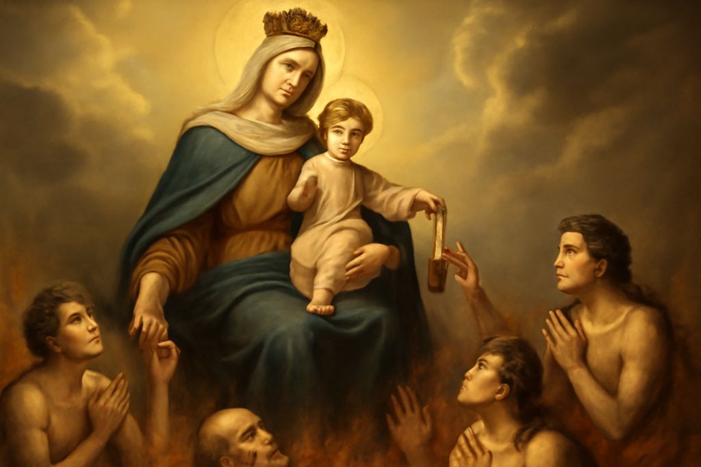 Supplica alla Madonna del Carmelo per le anime del Purgatorio più bisognose