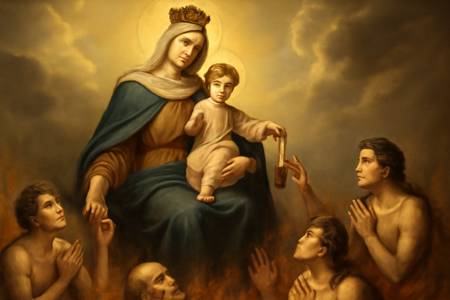 Supplica alla Madonna del Carmelo per le anime del Purgatorio più bisognose