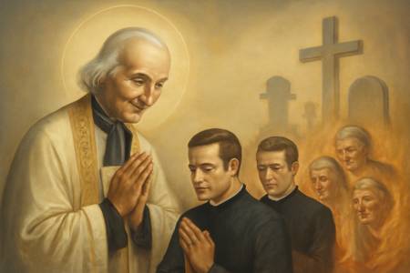 Supplica a San Giovanni Maria Vianney, il Curato d'Ars, per i sacerdoti defunti