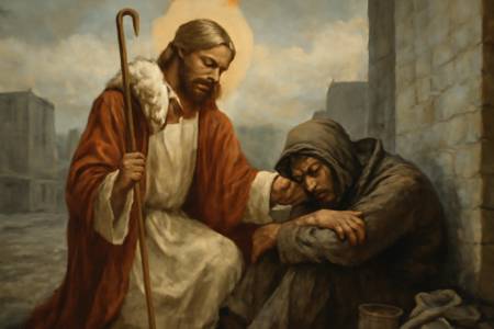 Intercessione a Gesù Buon Pastore per i Senza dimora