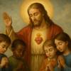 Benedizione dei Bambini con il Sacro Cuore di Gesù per la loro protezione dal male